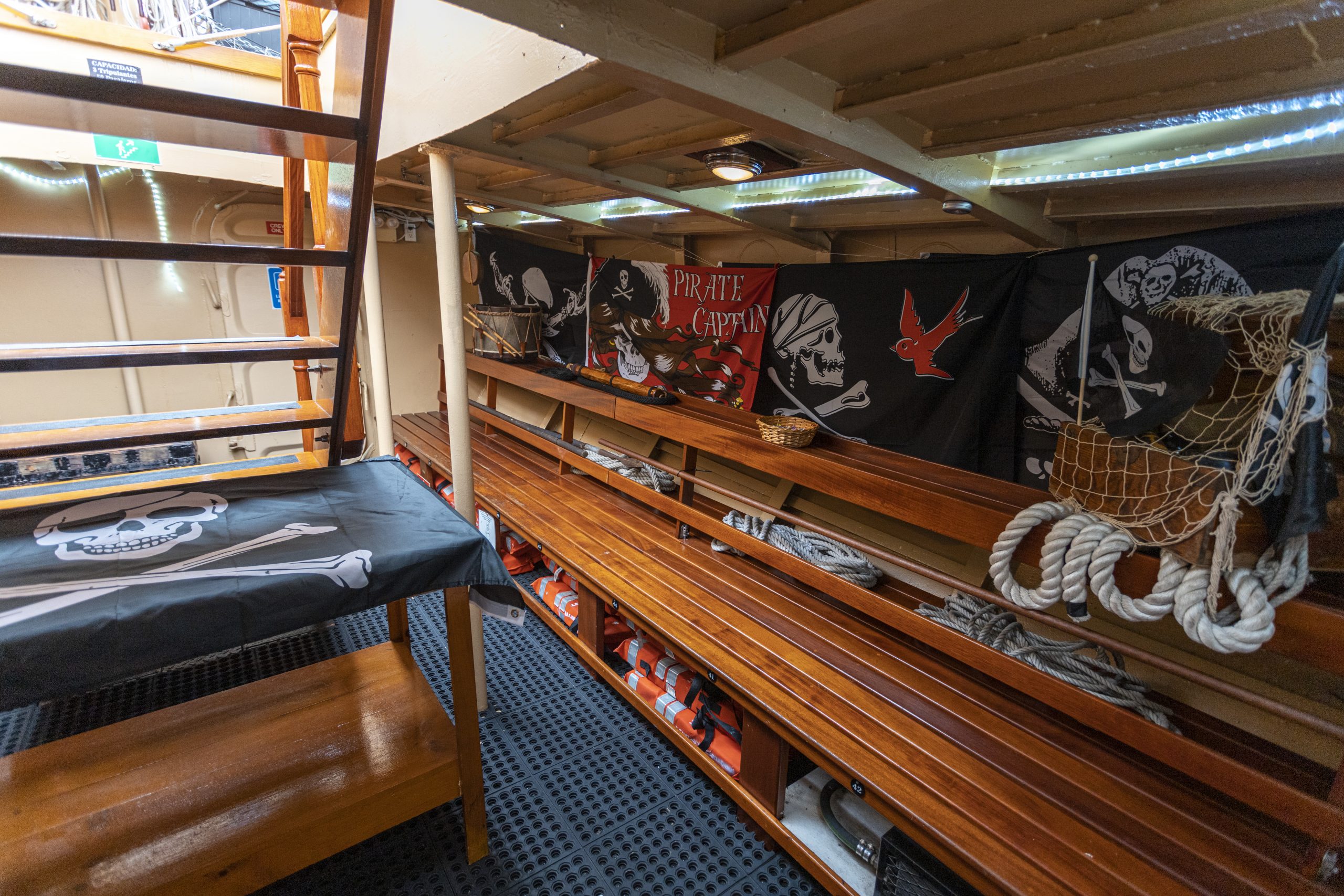 Pirate Boat Tour Cartagena Below Deck 2